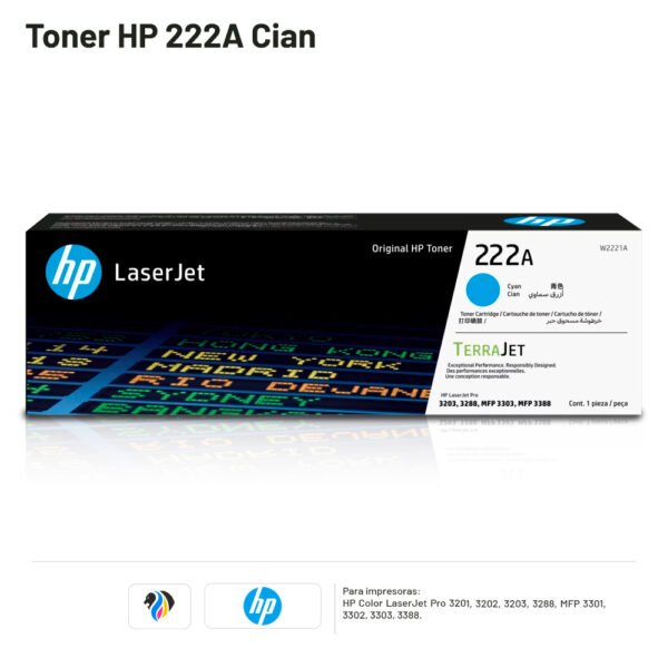 Toner Hp 222A Cian
