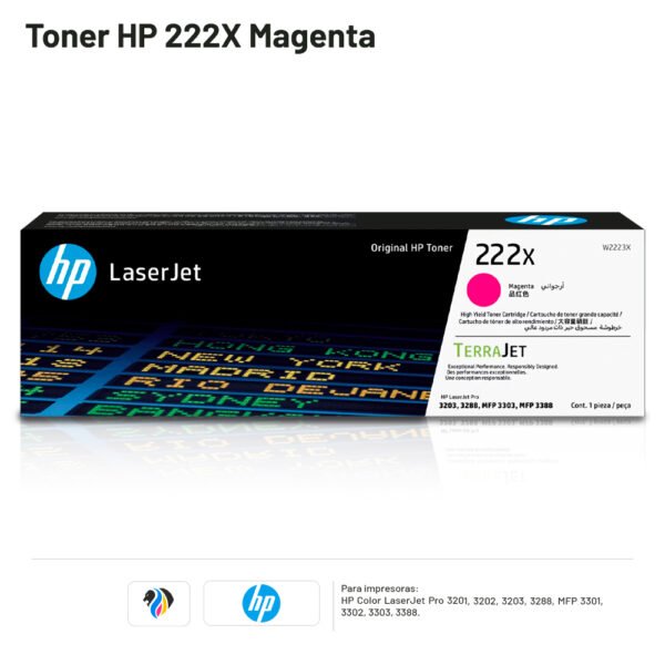 Toner Hp 222X Magenta