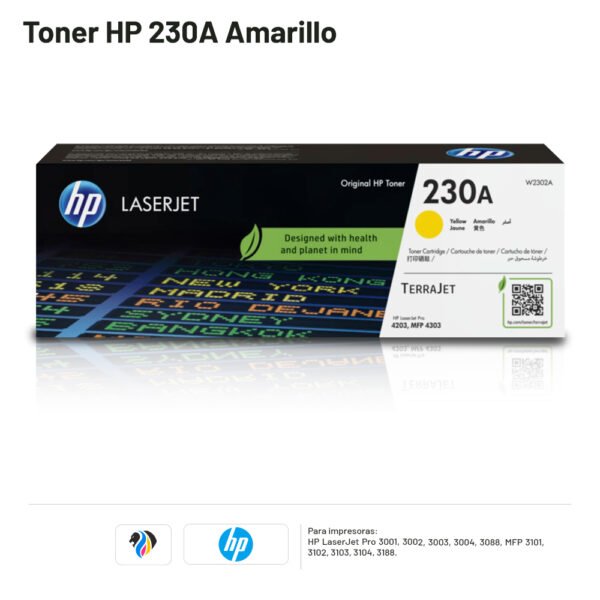 Toner Hp 230A Amarillo