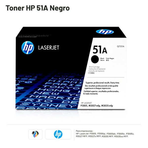 Toner Hp 51A Negro