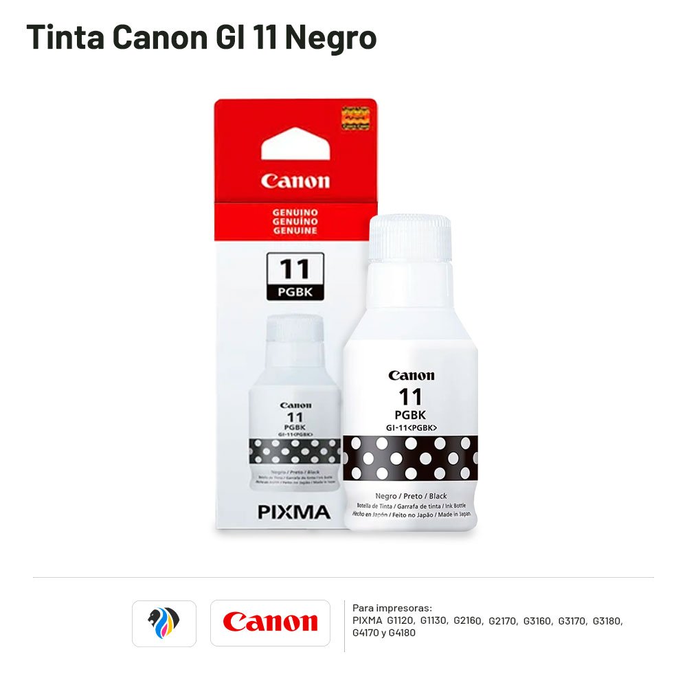 Tinta Canon GI 11 Negro