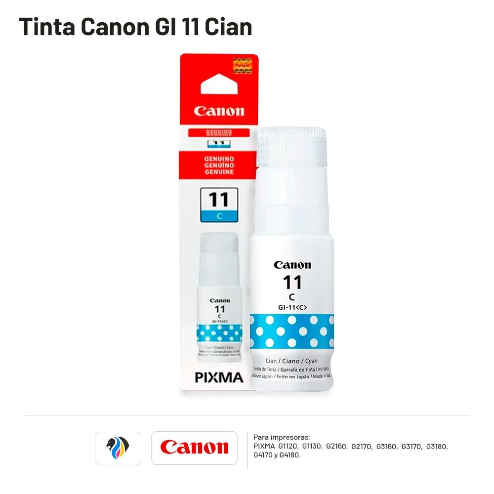 Tinta Canon GI 11 Cian