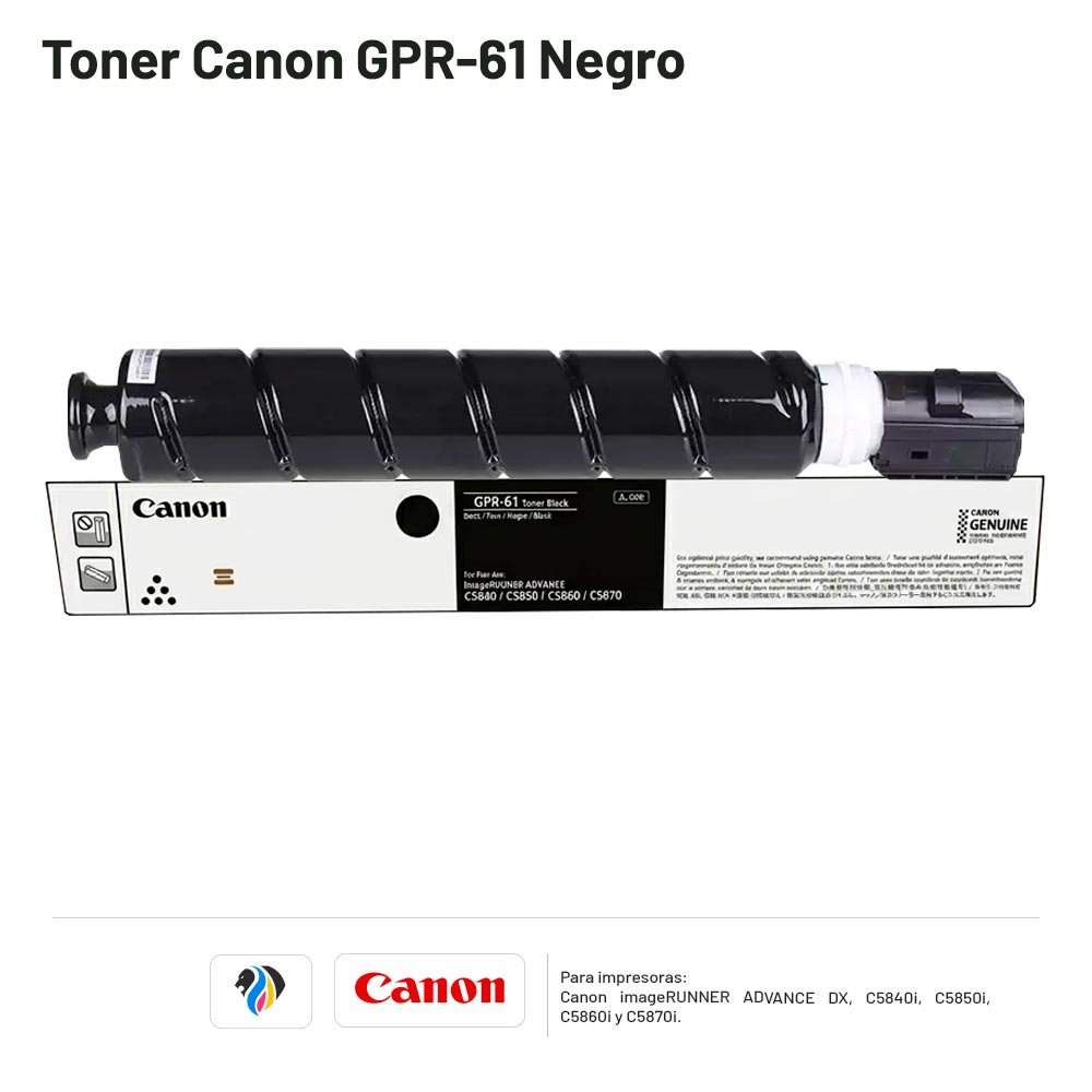 Toner Canon GPR-61 Negro