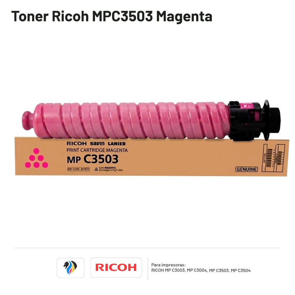 Toner Ricoh MPC3503 Magenta