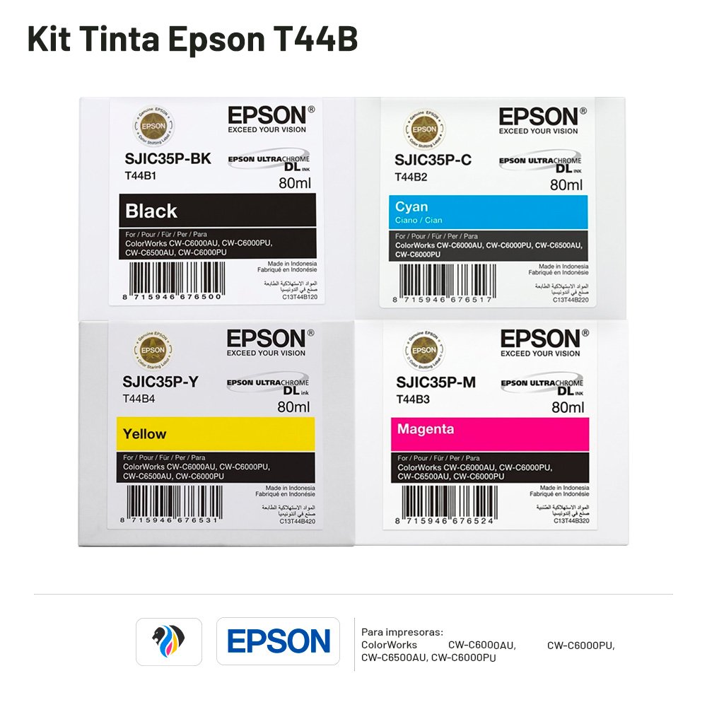 Kit Tinta Epson T44B
