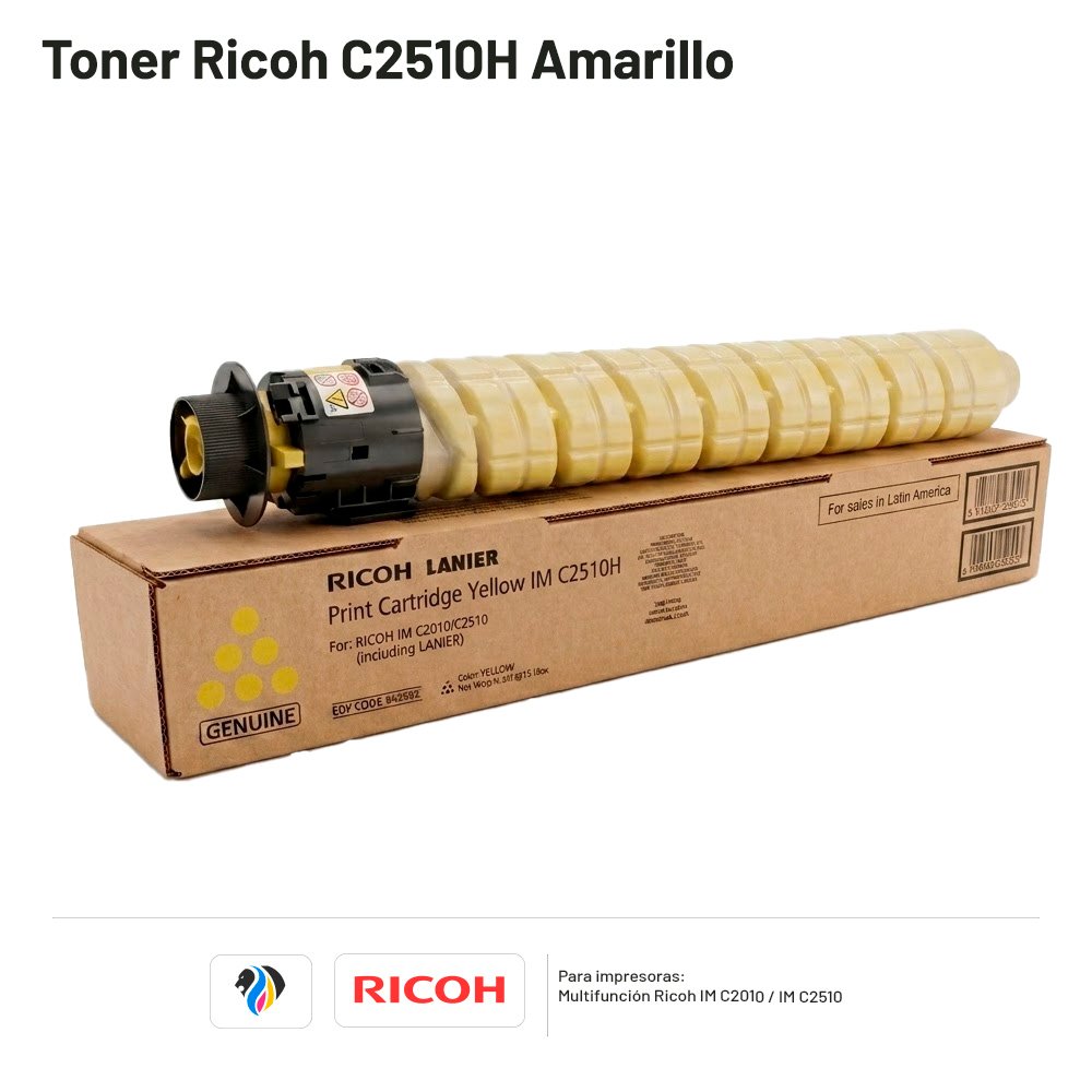 Toner Ricoh C2510H Amarillo