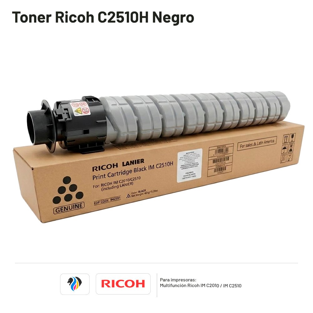 Toner Ricoh C2510H Negro