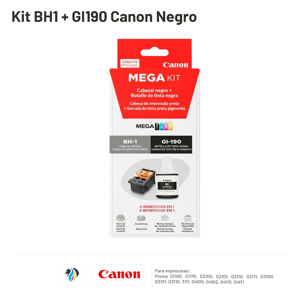 Kit Bh1 + Gi 190 Canon Negro