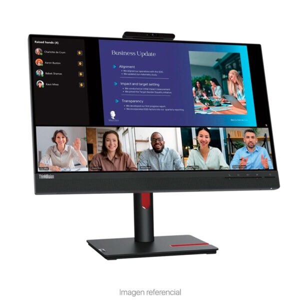 Monitor HP E24mv G4 23.8 pulgadas Full HD IPS con camara web de 5MP parlantes