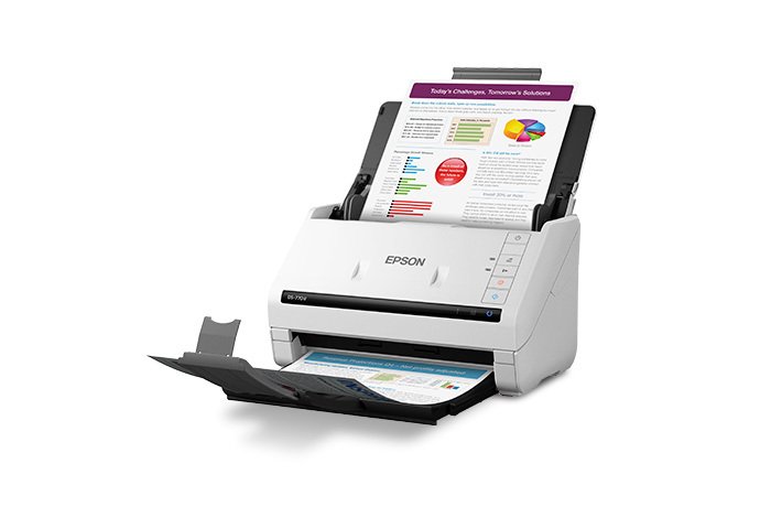 Escáner de documentos departamental Epson DS-770 II con ADF de 100 hojas y USB 3.0