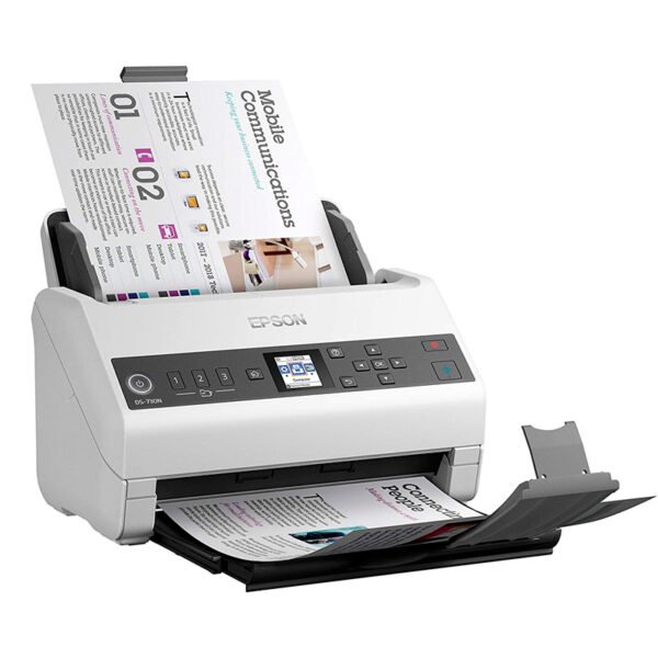 Escáner Epson DS-730N ADF de alta velocidad para oficina