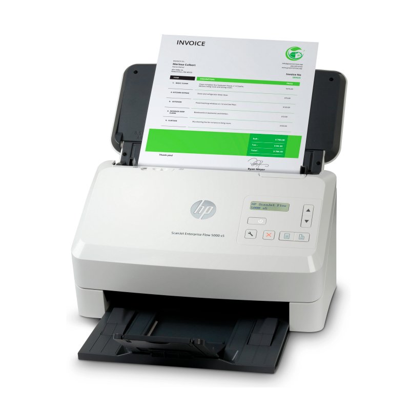 Escáner HP ScanJet Enterprise Flow 5000 s5 de alta velocidad