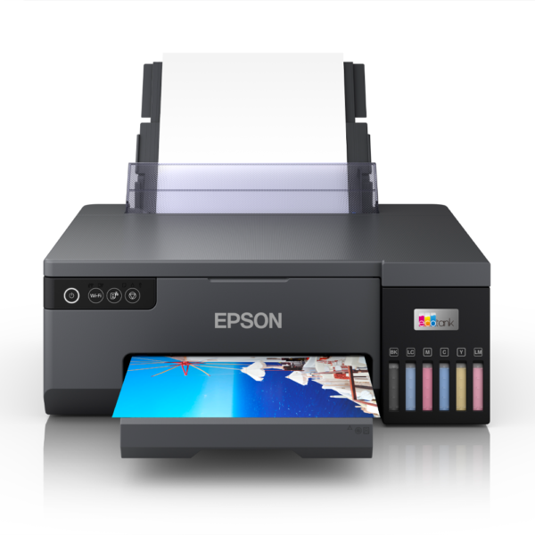 Impresora fotográfica Epson L8050 EcoTank de 6 colores con WiFi y soporte PVC