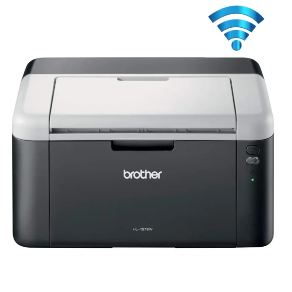 Impresora láser Brother HL-1212W monocromática compacta con WiFi y USB