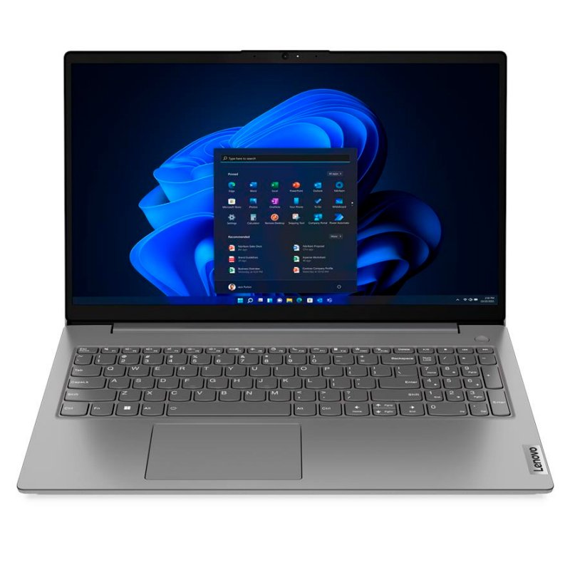Laptop Lenovo V15 G4 15.6" AMD Ryzen 3 en color Arctic Grey vista superior
