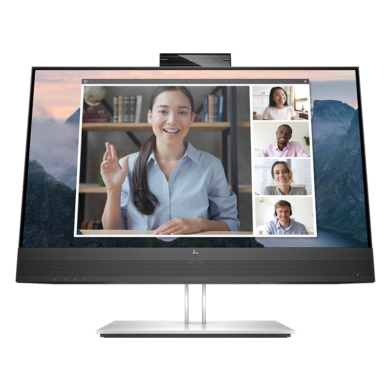 Monitor HP E24mv G4 23.8 pulgadas Full HD IPS con camara web de 5MP parlantes