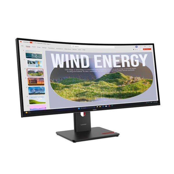 onitor profesional curvo Lenovo ThinkVision T34w-40 34 pulgadas WQHD 120Hz